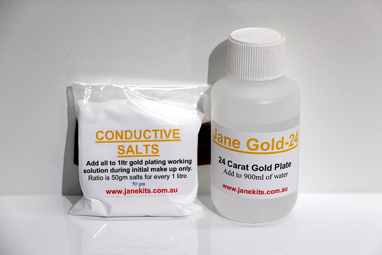thumbnail image 2 of 24K Gold Solution For Gold Plating – Industrial Grade, 4oz By Becker Industries, USA Made 2 of 6